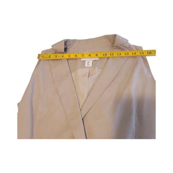 H by Halston Tan Blazer Vest - Picture 8 of 9